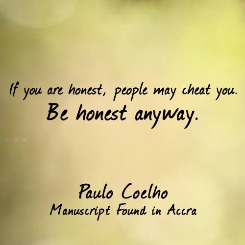 Jos olet rehellinen...