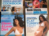 Kirjan kannet CleanLean ja HankiLihastaPoltaRasvaa