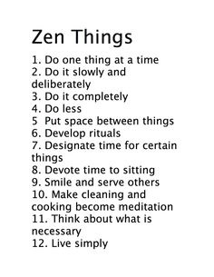Zen lista