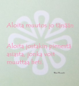 AloitaMuutosJoTänään